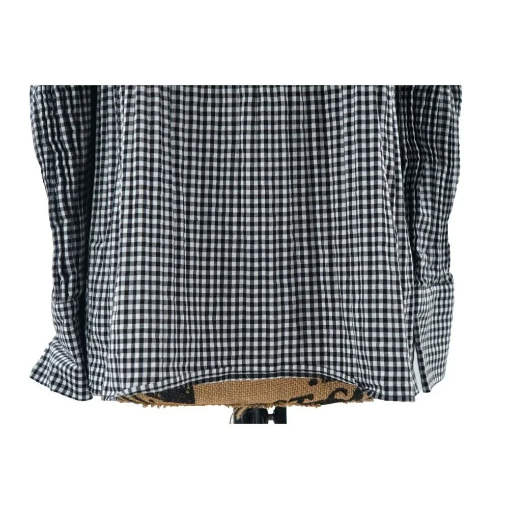 Zara gingham top